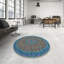 Tapis décoratif bleu-437320608