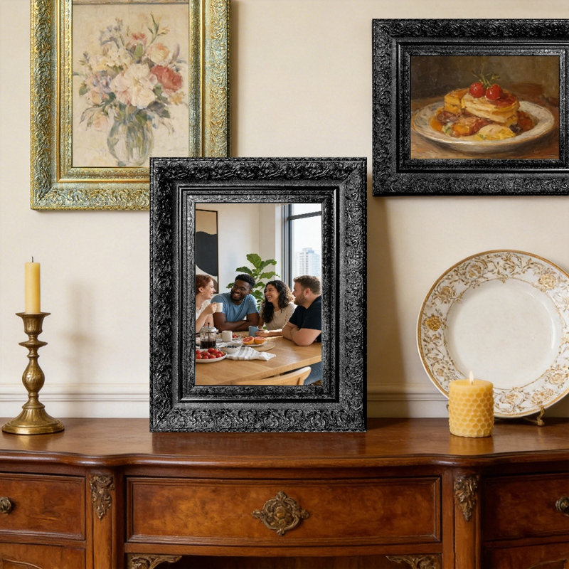 11" x 14" Black 1PC Sophisticated Picture Frame for Memory Display