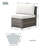 Metal Patio Chair With Cushions(Set Of 2)