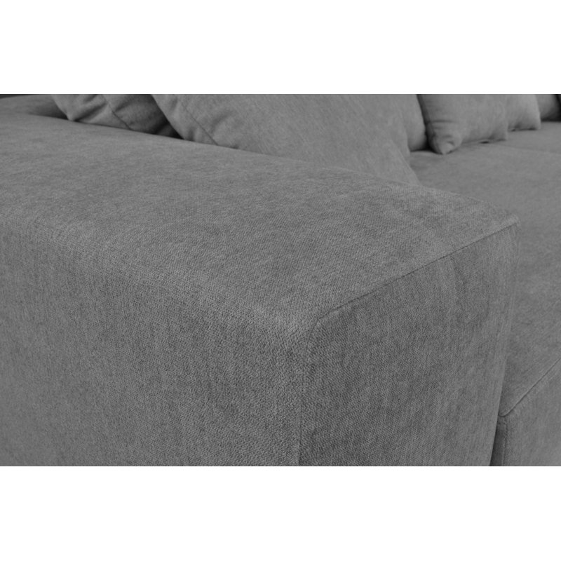Karla 3 Seater Sofa & Chaise, Right, Grey