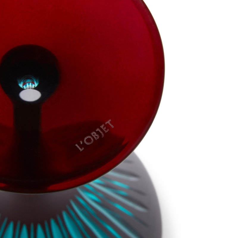 Prism Martini Glasses, Bordeaux