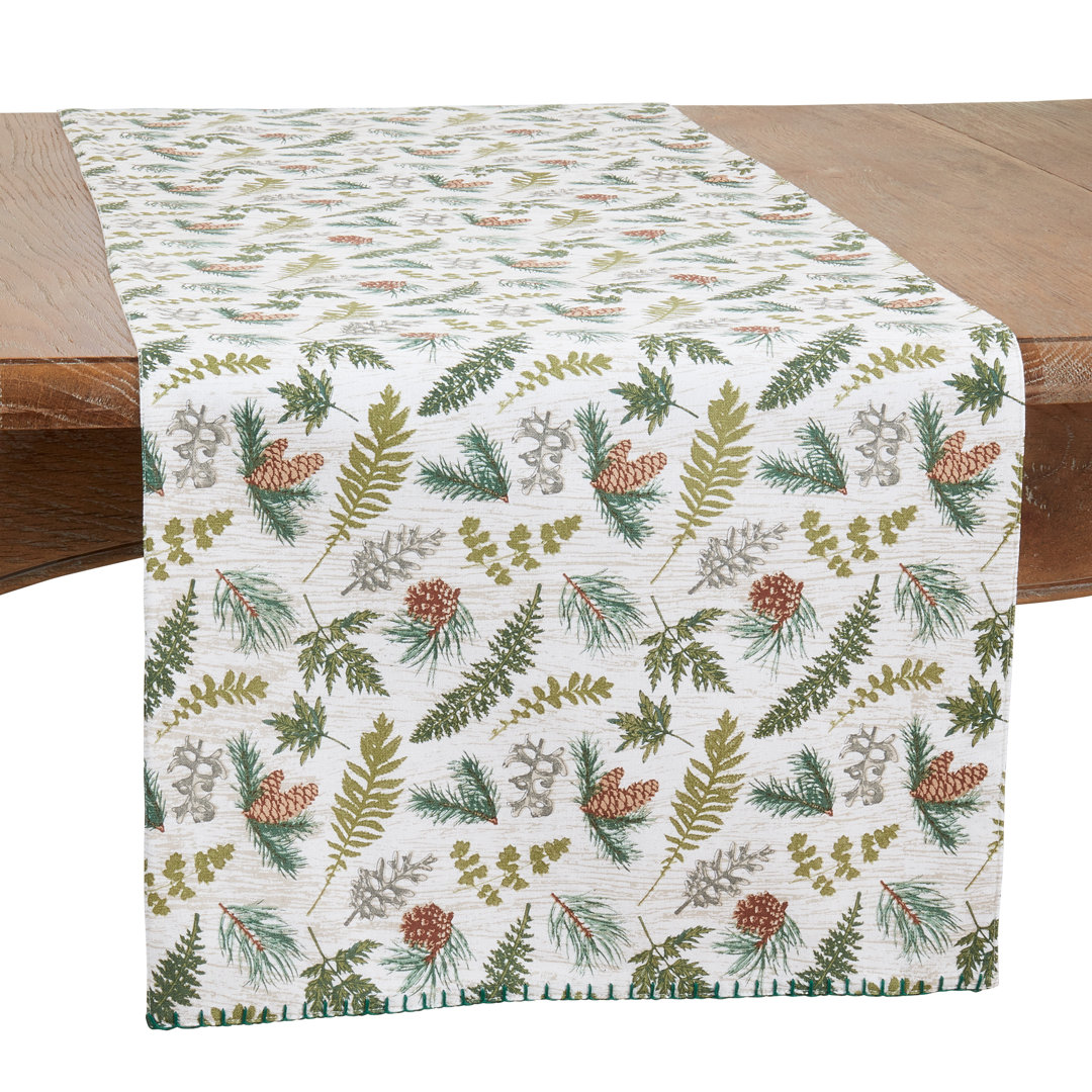 Runner_Forest Foliage Long Table Runner Saro