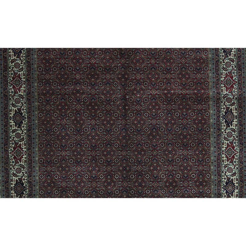Tapis rouge noué à la main de haute qualité