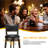  Leather Back Swivel Bar Stools (Set Of 2)-1195879974
