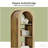 Open Bookcase,Arched Display Shelf-226919991