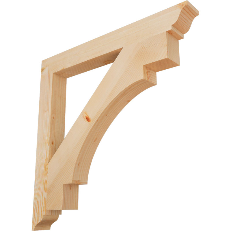 Support Merced, Cèdre rouge de l'Ouest (lisse), H 36 po x l 3,5 po x P 36 po