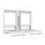 Lits simples escamotables doubles avec armoires et tablettes-1379752189
