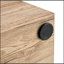 Table basse légère en bois aggloméré à texture de bois - Style moderne simple. Table basse moderne en bois aggloméré avec motif à texture de bois - 39,3 x 23,6 x 11,8 pouces - Design élégant et durable.