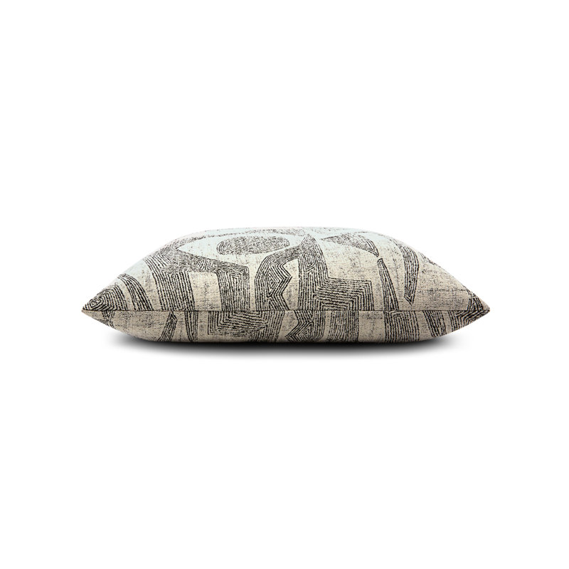 Influence Acrylic Throw Square Indoor/Outdoor Pillow Cover & Insert by Elaine Smith, 22"H x 22"W, Polyester, Light Brown
