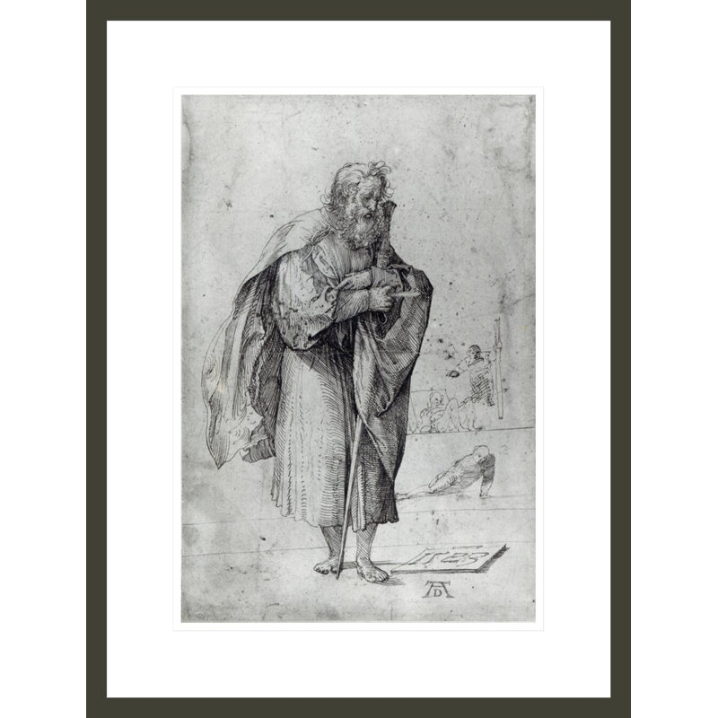 «St. Paul» par Albrecht Dürer, impression giclée sur cadre, H 21,75 po x l 16,49 po