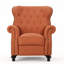 Fauteuil inclinable souple, fauteuil inclinable avec accoudoirs roulés, profitez du confort cocooning-1744483283