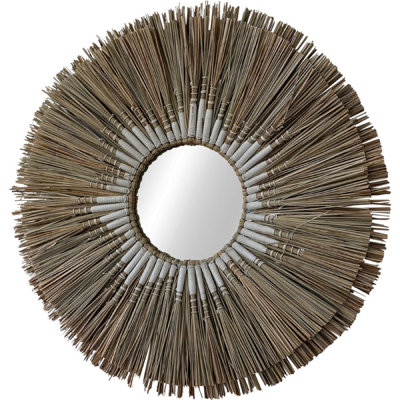 Solomons Rattan Flat Mirror