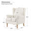 Fauteuil d'appoint à oreilles avec accoudoirs et accoudoirs de 30,5 po de large avec accoudoirs latéraux Arrissa-1580449284