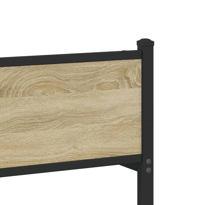 Denita Bed, Sonoma Oak, 91.5cm H x 187cm W x 219cm L
