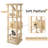 Dugaid 74.8'' H Cat Tree-1785594523