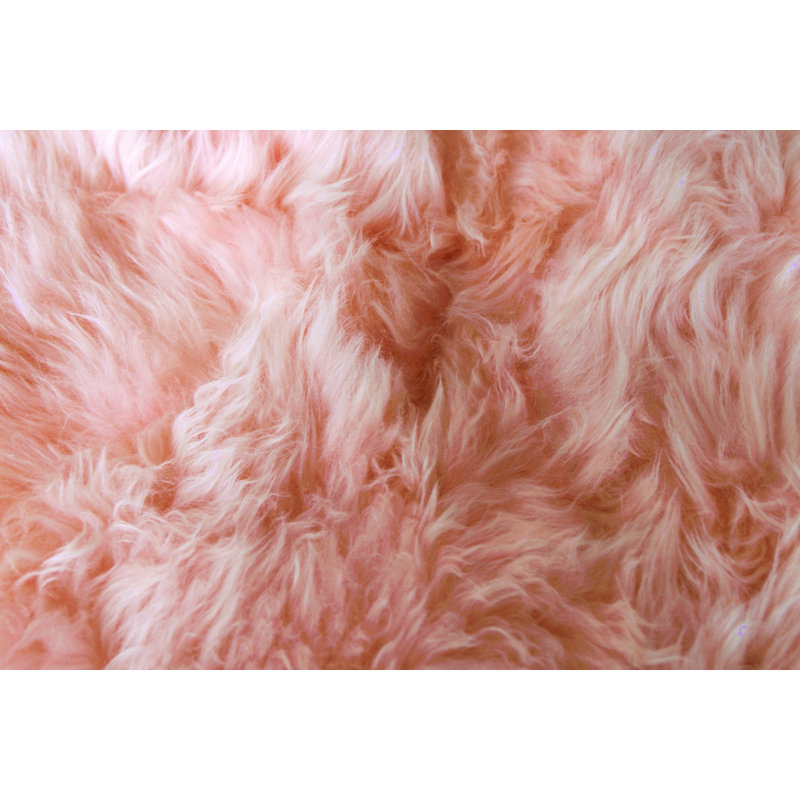 Eubanks Sheepskin Animal Print Indoor Rug, Novelty 2' x 3'