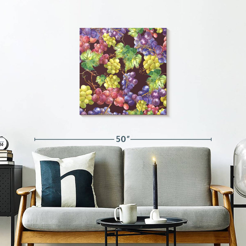 Yarlin Grapes, 24" H x 24" W