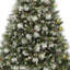 Arbre de Noël artificiel pré-décoré 4,5 pi avec pommes de pin 4,5 pi-1121309646