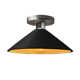 Single Light Ceramic Semi Flush Mount