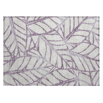 Neysa Washable Floral Indoor / Outdoor Rug
