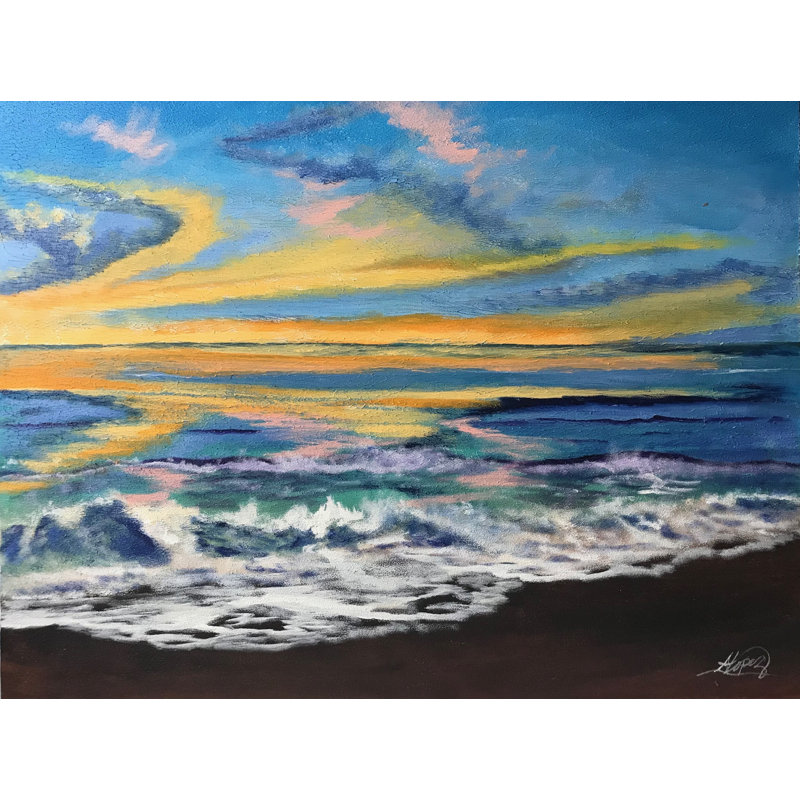 Seascape 340 Print by Alicia Lopez