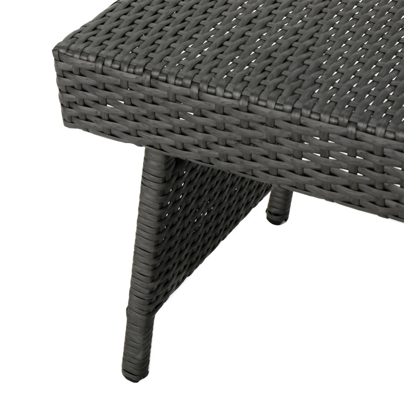 SALEM PE WICKER SNACK TABLE