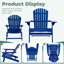 Chaise Adirondack pliante en bois d'acacia-638743600