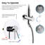 Système de douche circulaire complet avec valve brute-86464544