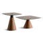Ensembles de tables basses rondes en bois manufacturé