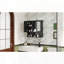 Wall Mounted Mirror Medicine Cabinet with Open Shelves-1516758379
