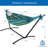 Hamac double classique avec support Dooltle Lazy Daze-1103541413