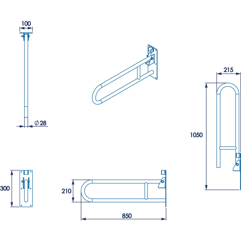 10cm Grab Bar