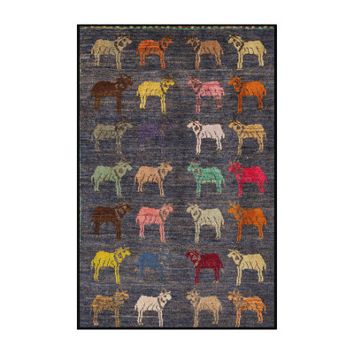 Tapis abstrait moderne 5340