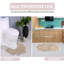 Tapis pour salle de bain 100% coton Allure - lavable à la machine, séchage rapide, absorbant - ensemble de 5 pièces-54247011