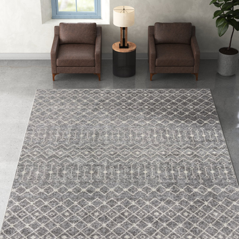Somerville Geometric Indoor Rug, Round 6'1", null