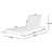 Acacia Wood Chaise Lounge With 2-Fold Thin Cushion - Teak Finish Outdoor Recliner With Water-Repellent Cushion, 79.6" L X 29" W, 300 Lbs-1729586274