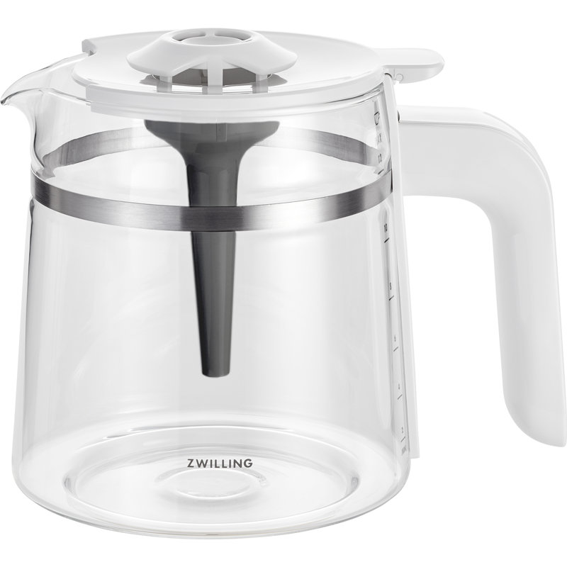 ZWILLING Enfinigy Glass Drip Coffee Maker, Silver