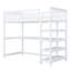 Lit mezzanine avec tablettes de rangement-51051065-51051070