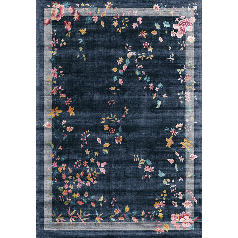 Amini Floral Area Rug, Rectangle 200 x 290cm