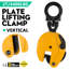 2T Plate Clamp 4400Lbs