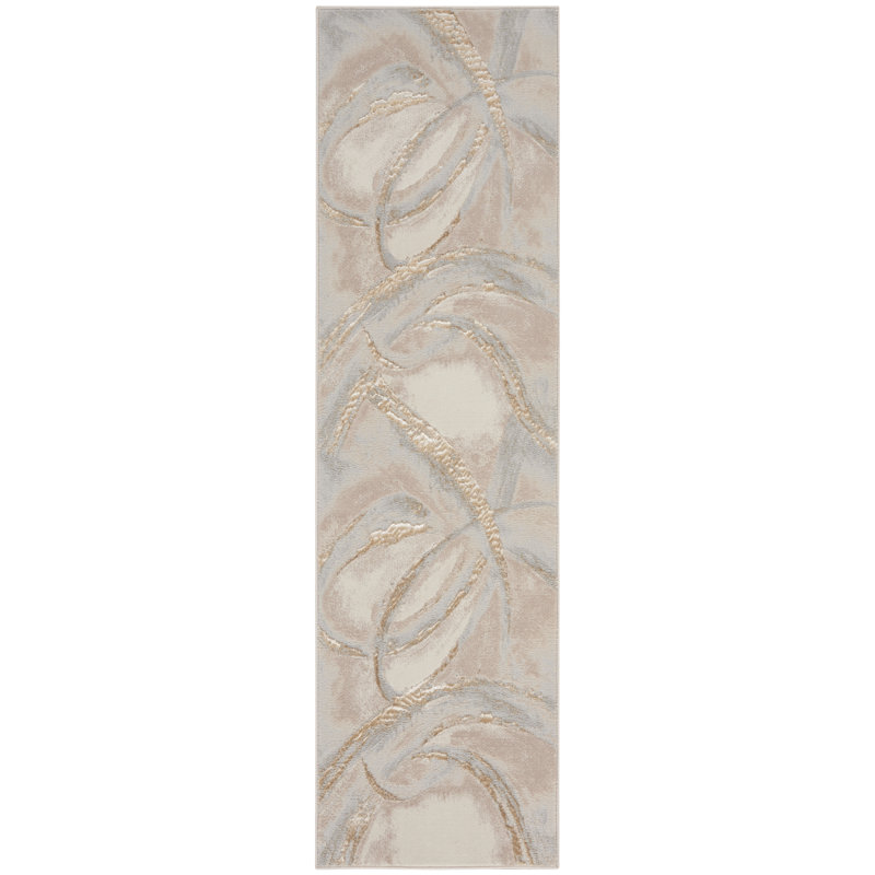 Breux Abstract Area Rug, Runner 66 x 229cm