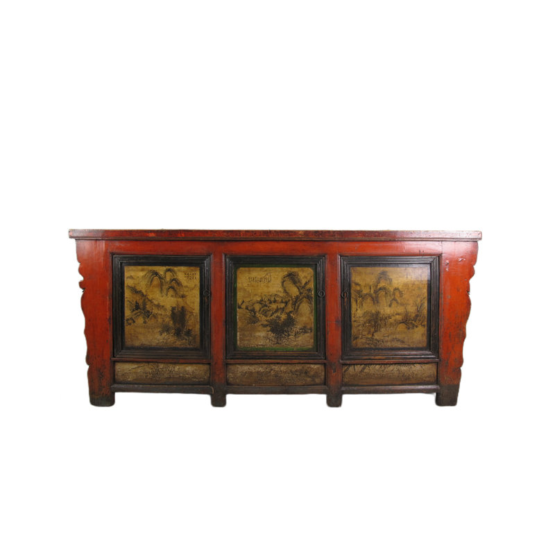 Asian Classic 85'' W Solid Wood Sideboard