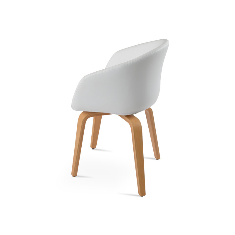 Fauteuil Tribeca, Naturel, Blanc