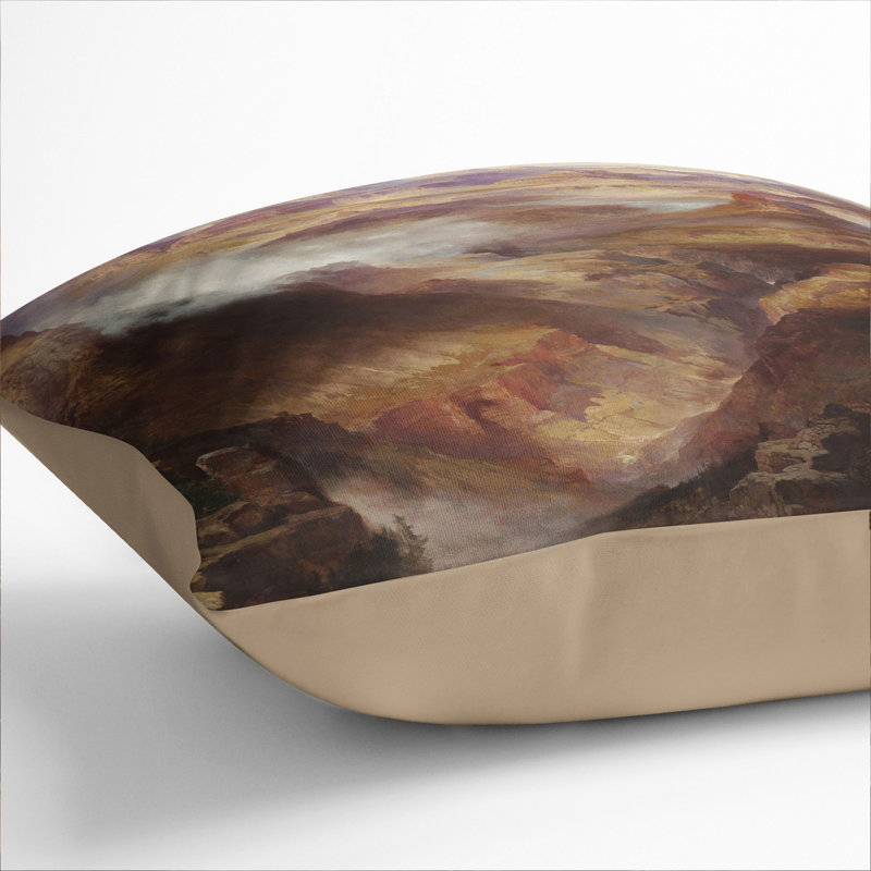 Square Cushion, 40cm H x 40cm W x 15cm D, Stone