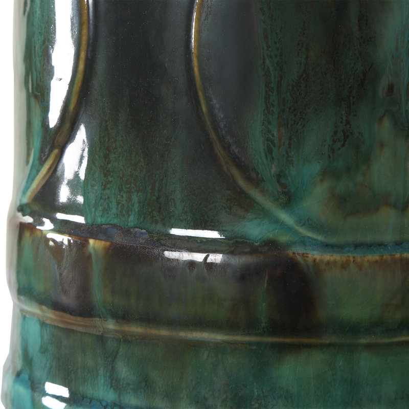 Brijesh Green Glaze Table Lamp