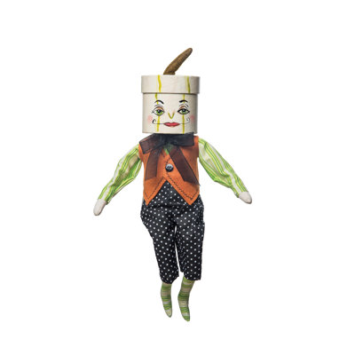 Slim Tim Pumpkin Joe Spencer Gathered Traditions Halloween Art Doll Figure