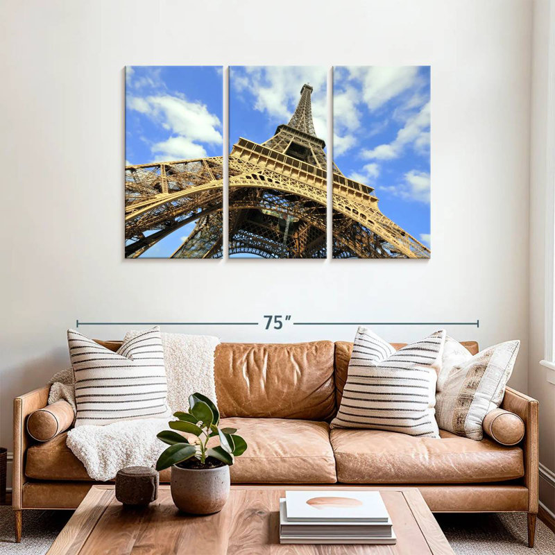 Lilie Towering Eiffel Tower Paris, 36" H x 57" W