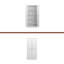Rangement réglable pour garde-manger de 61 po en métal blanc de 61 po avec 4 tablettes (capacité de 110 lb), organisateur de garde-manger autoportant robuste pour la cuisine, le garde-manger et le salon