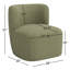 Fauteuil d'appoint pivotant rembourré Mariza-826402315