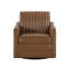 Chaise pivotante moderne et contemporaine de 31 po avec revêtement en similicuir respirant Claremont, pivot à 360 degrés, dossier avec surpiqûres